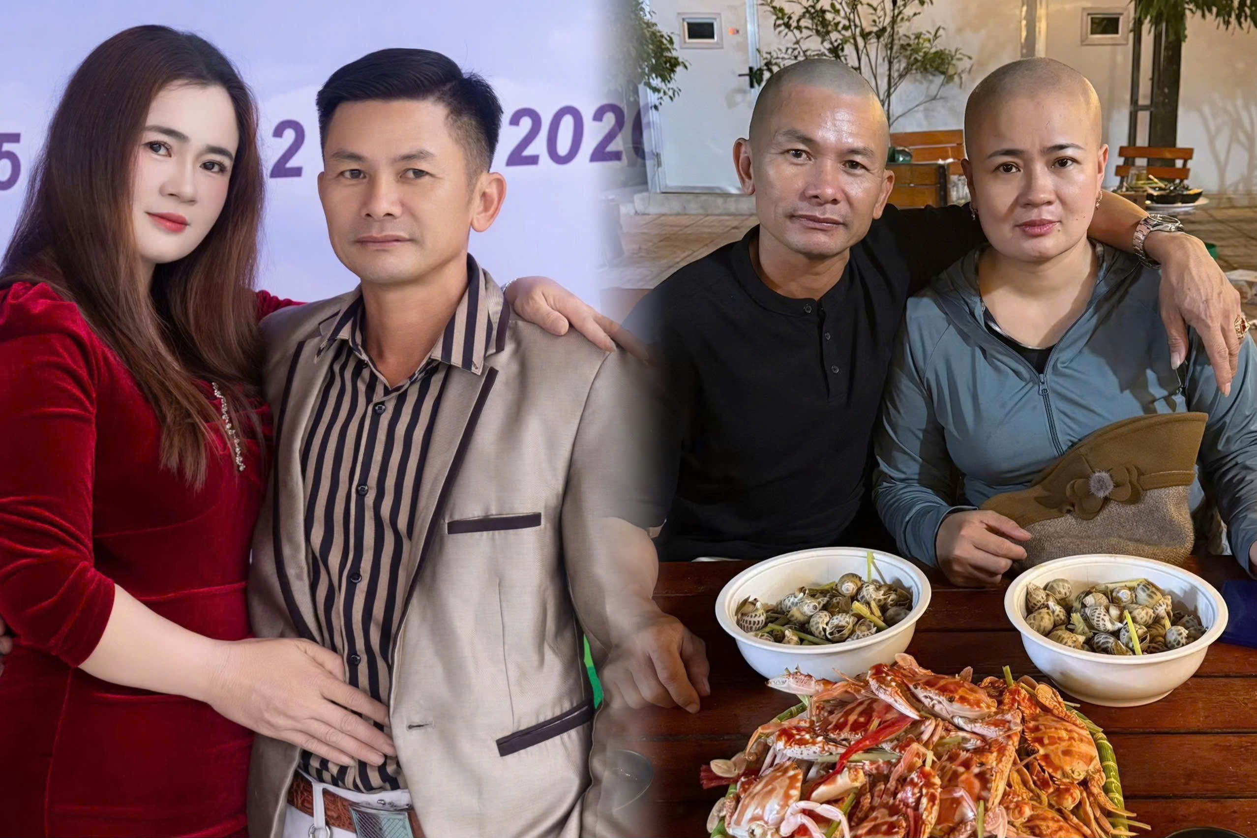 Vo mac ung thu bat khoc khi chong cao dau theo hinh anh