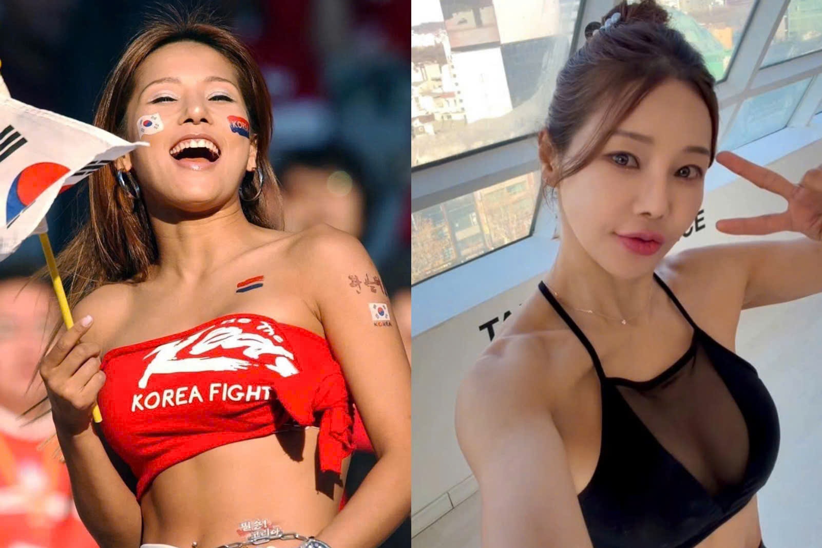 Hot girl doi doi sau mot dem o World Cup hon 20 nam truoc gio ra sao hinh anh