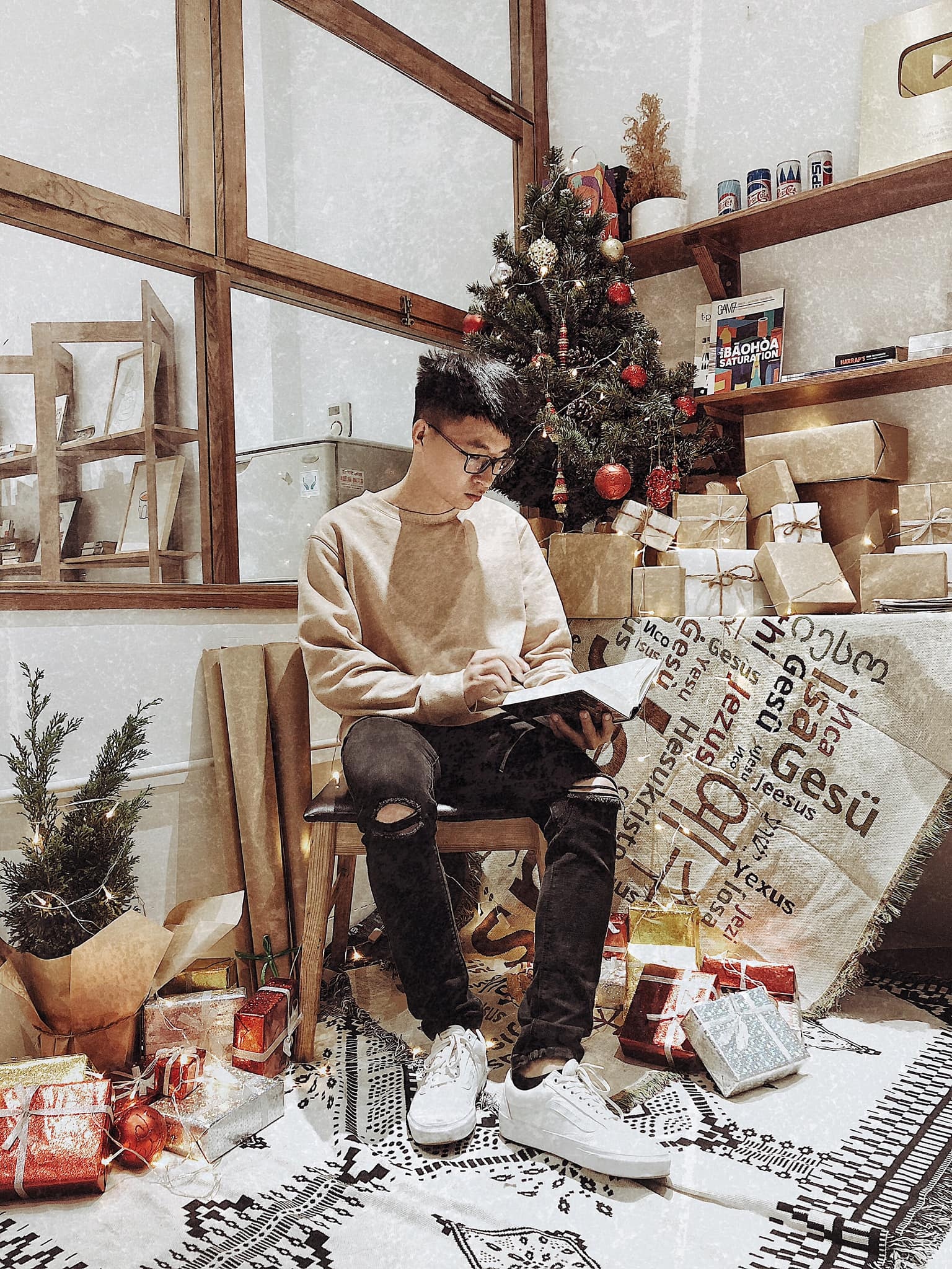 quan ca phe dep don Giang sinh anh 5