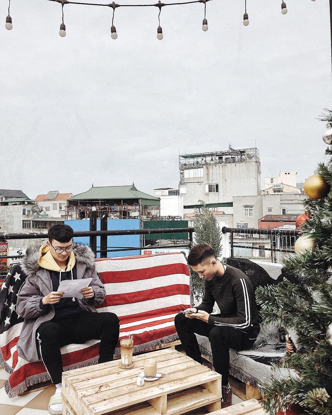 quan ca phe dep don Giang sinh anh 3