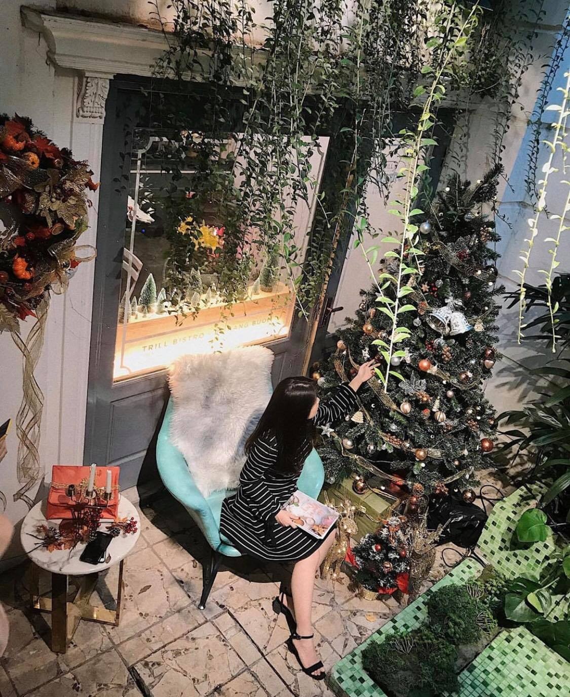 quan ca phe dep don Giang sinh anh 15