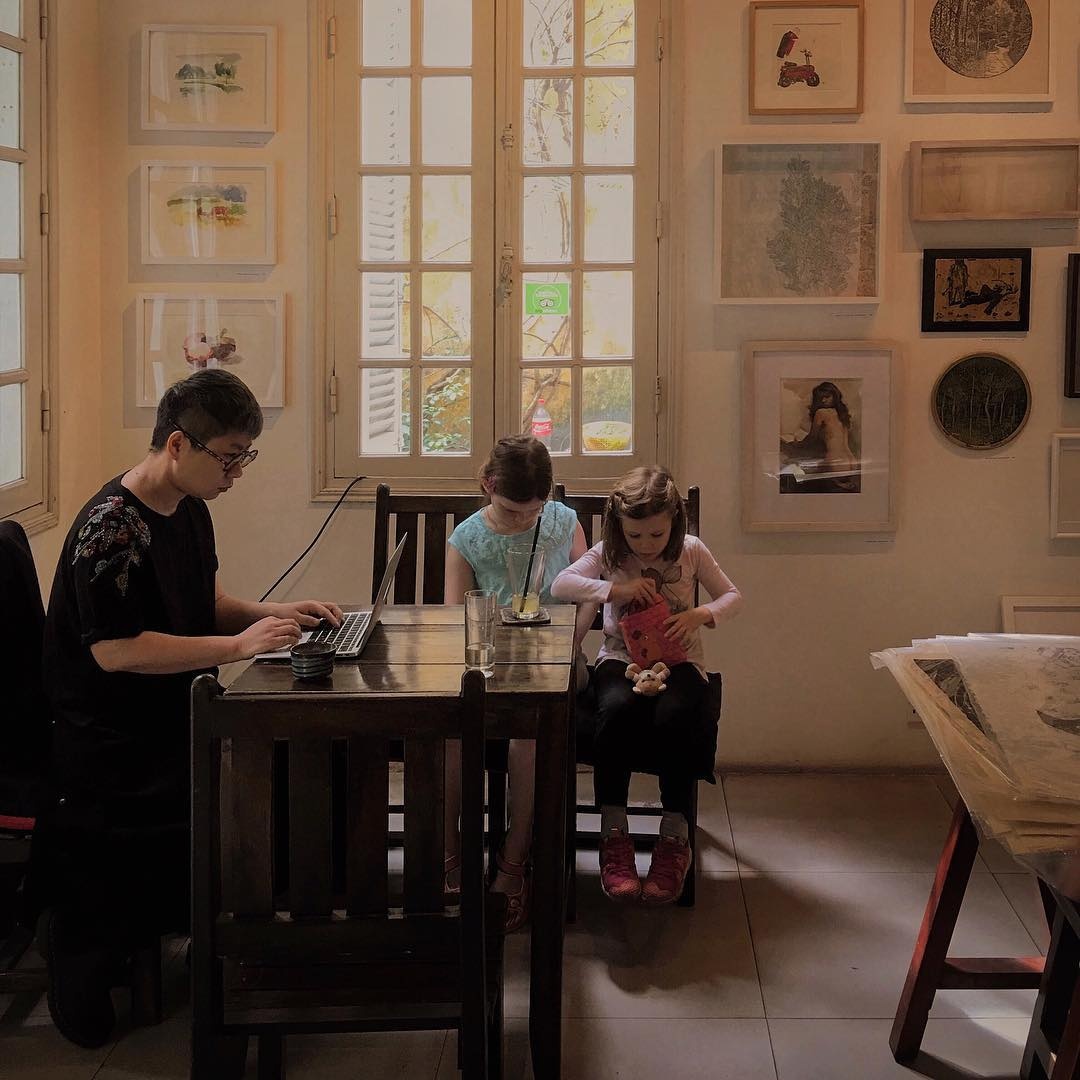 quan ca phe dam net Ha Noi xua anh 17