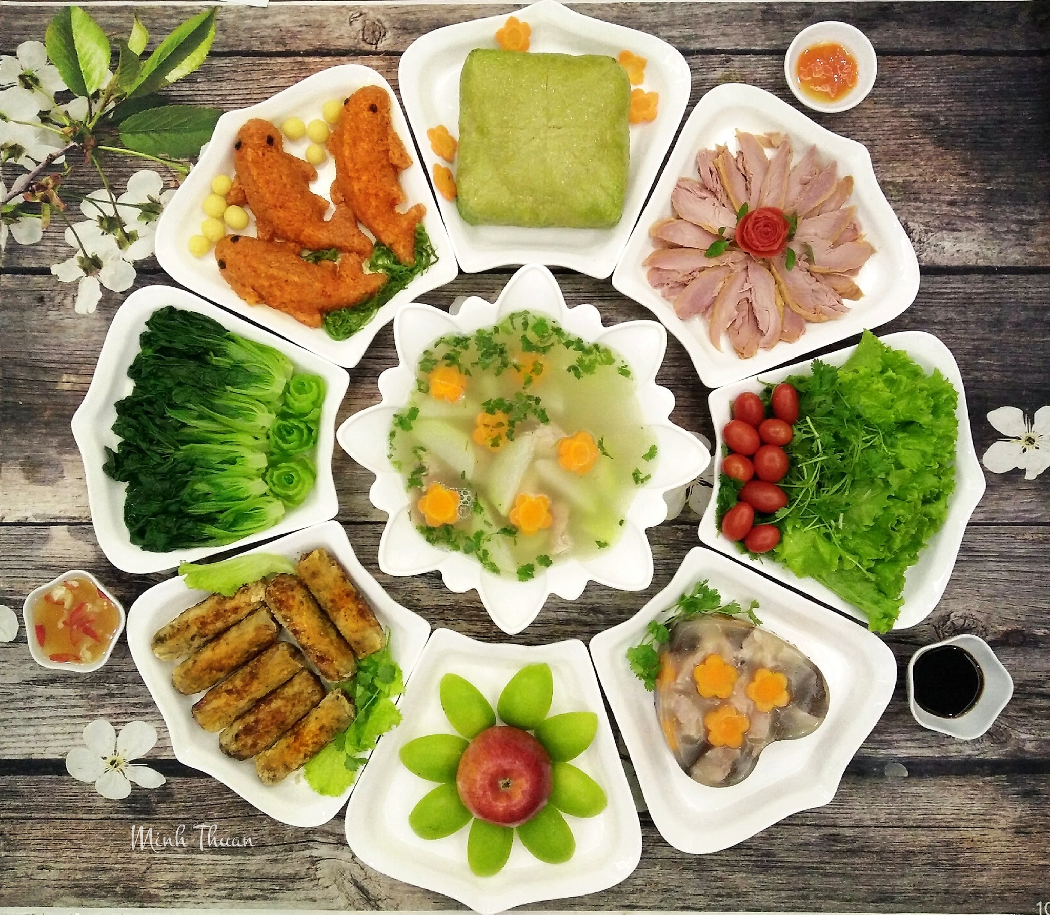 Goi y thuc don chuan bi mam com tat nien don nam moi hinh anh