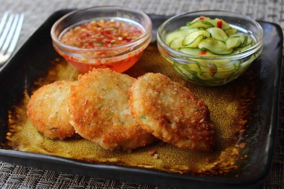 Toi nay an gi: Banh tom pho mai cay gion rum hinh anh