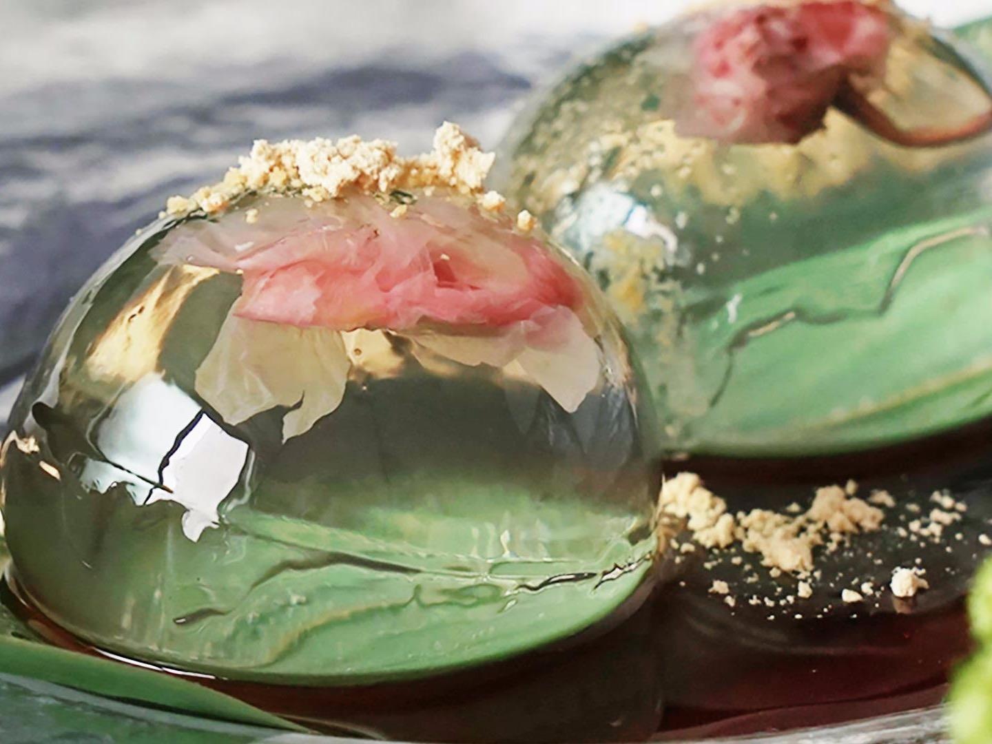 Cong thuc lam thach mochi nuoc trong veo thanh mat hinh anh