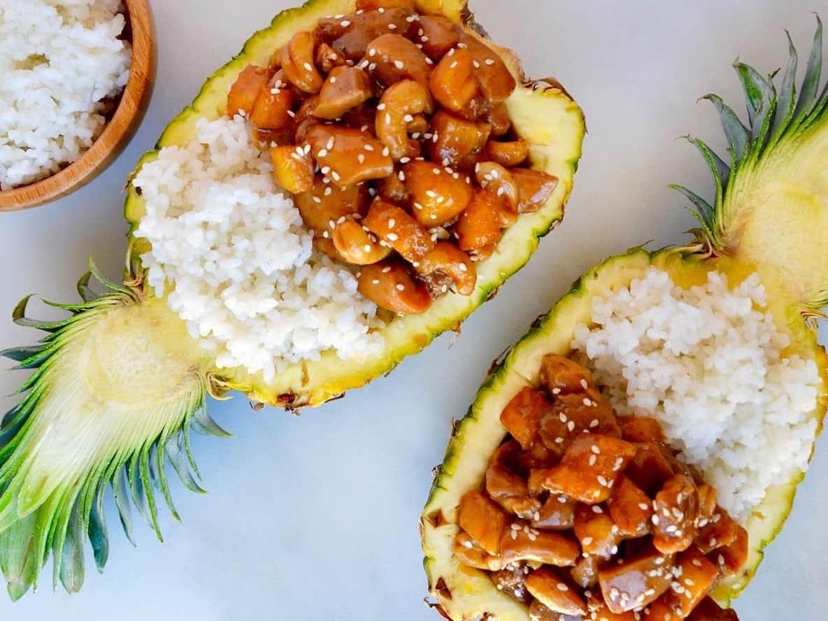 Toi nay an gi: Luon ga sot dua dua com vua mieng hinh anh