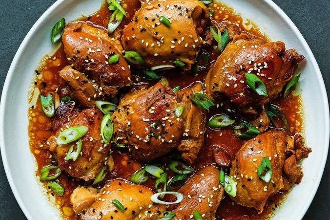 Lam ga ham xi dau dep mat, hap dan voi noi ap suat hinh anh