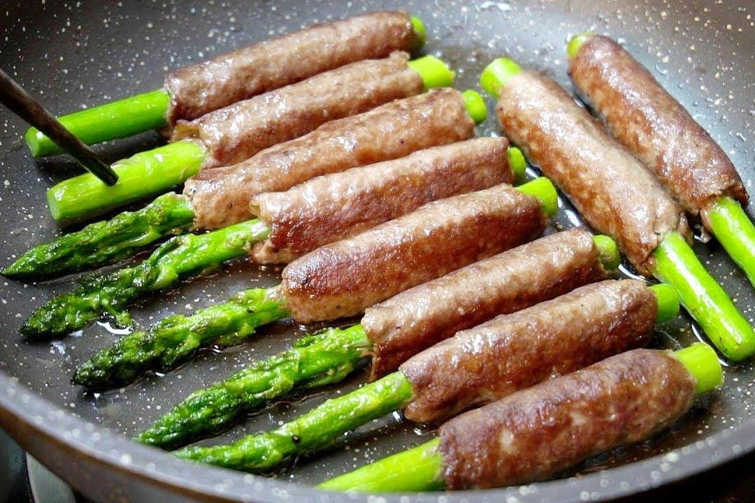 Ngay mat, nau thit bo cuon mang tay dam da, bo duong hinh anh