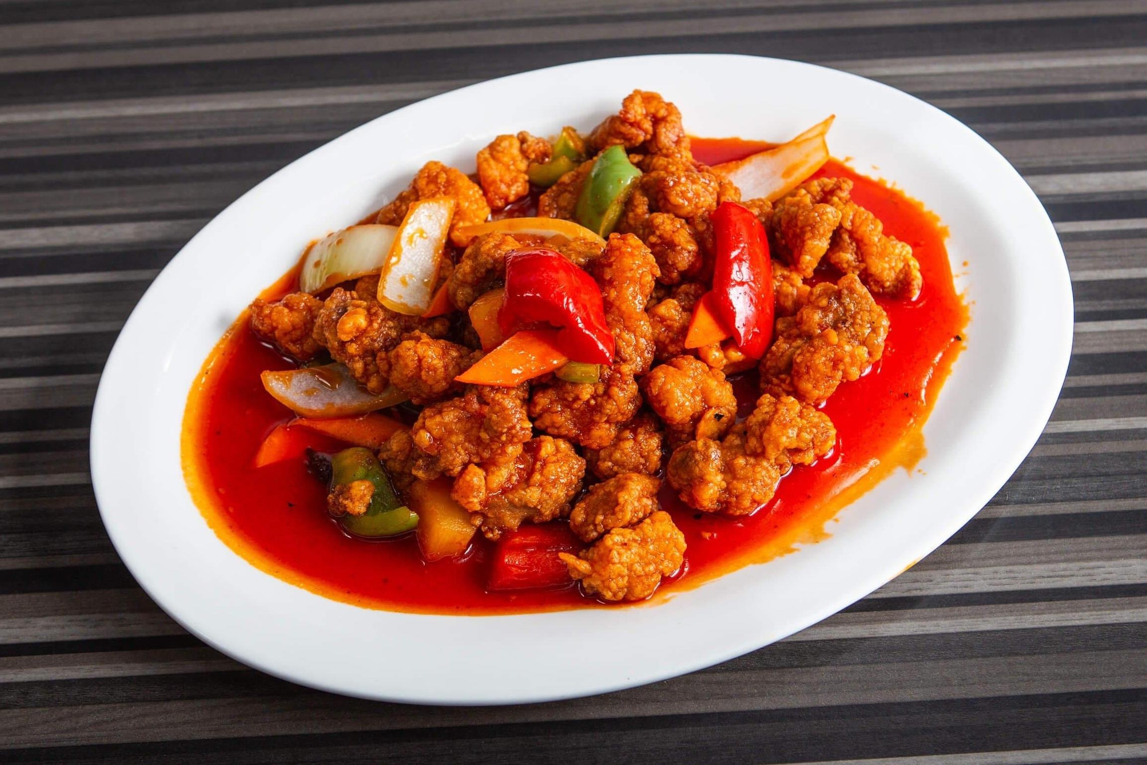 Cong thuc lam ga sot chua ngot gion rum, ninh nguoi an hinh anh