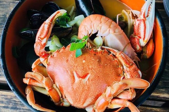 Mi ramen hai san tru danh dang thu khi den dao Jeju hinh anh