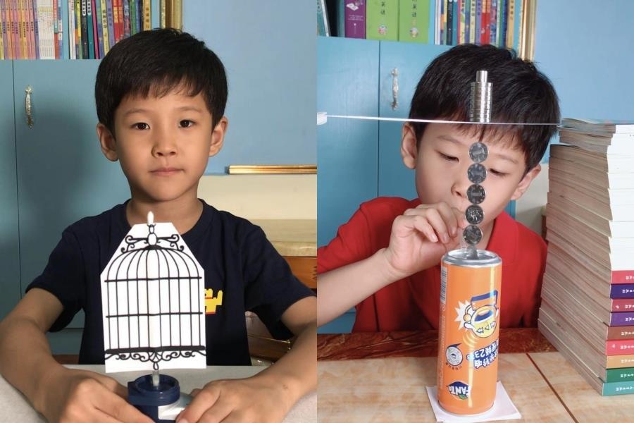 Cau be 7 tuoi bat ngo noi tieng voi 100 thi nghiem khoa hoc hinh anh