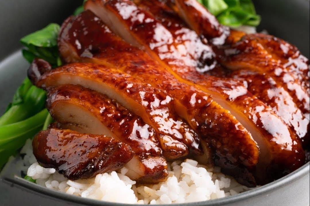 Meo uop ga nuong ngu vi huong dam da, hao com hinh anh