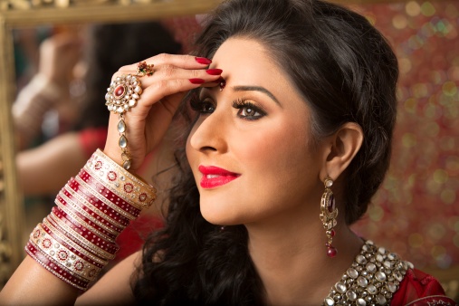 cham do cua phu nu An Do anh 1