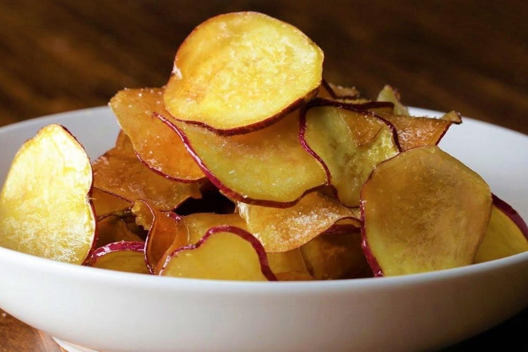 Meo lam khoai lang chien bo an hoai khong chan hinh anh