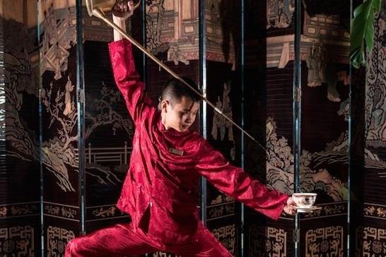 Nghe thuat uong tra Kung Fu co truyen hinh anh