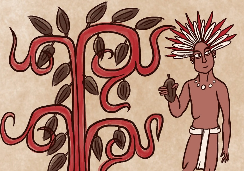 Lich su cua chocolate va cay cacao hinh anh