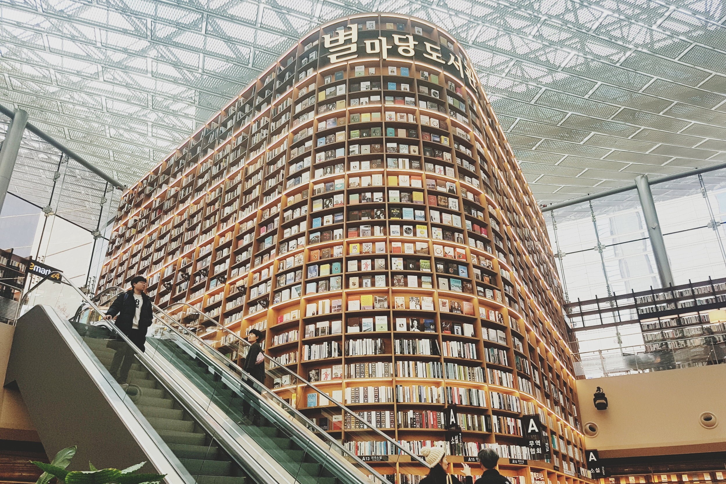 Thu vien khong lo nam duoi long dat hinh anh