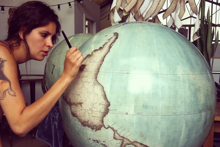 Noi cuoi cung tren the gioi lam qua dia cau thu cong hinh anh