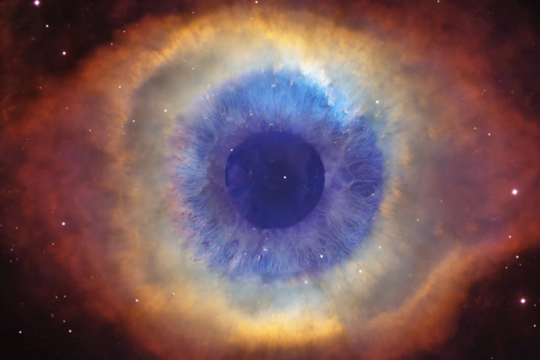 Vu tru co mau gi? hinh anh