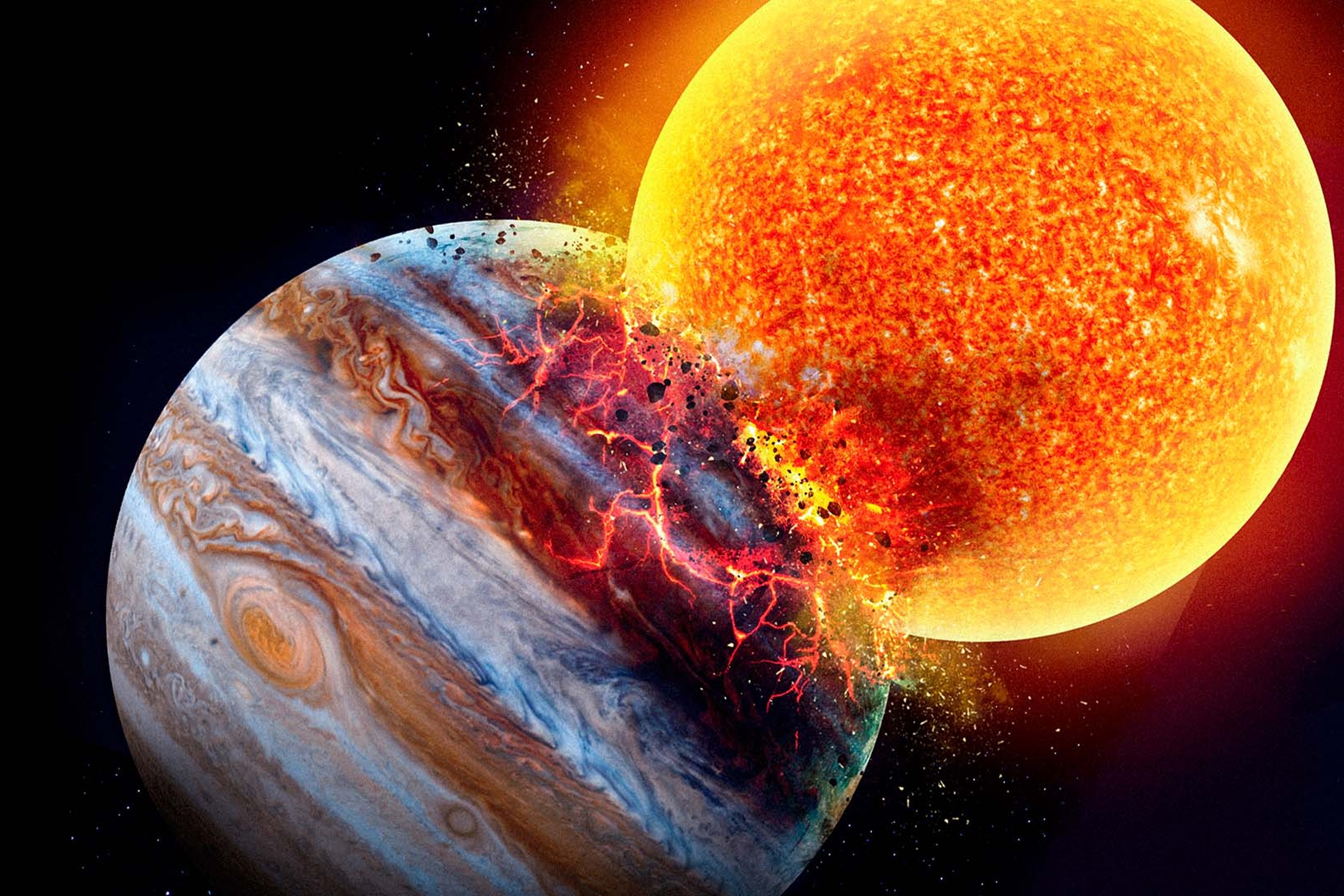 Vien canh sao Moc va cham ngoi sao nho nhat vu tru hinh anh