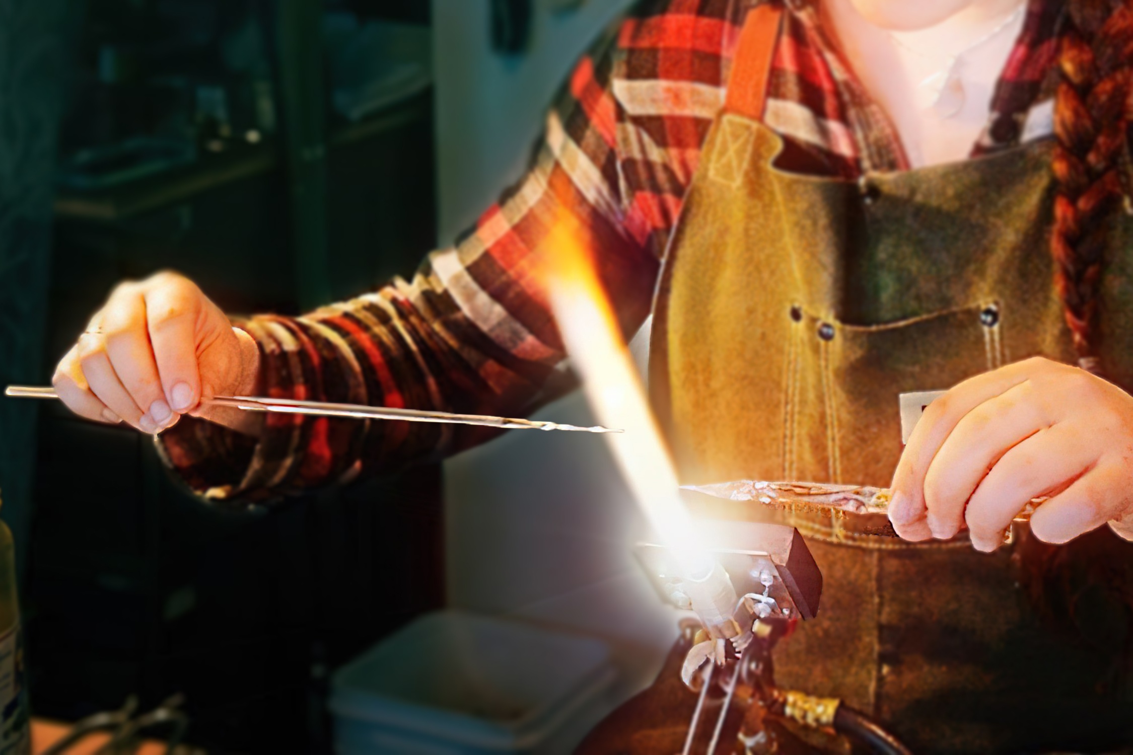 Cach nguoi Nhat tao ra but viet tu thuy tinh hinh anh