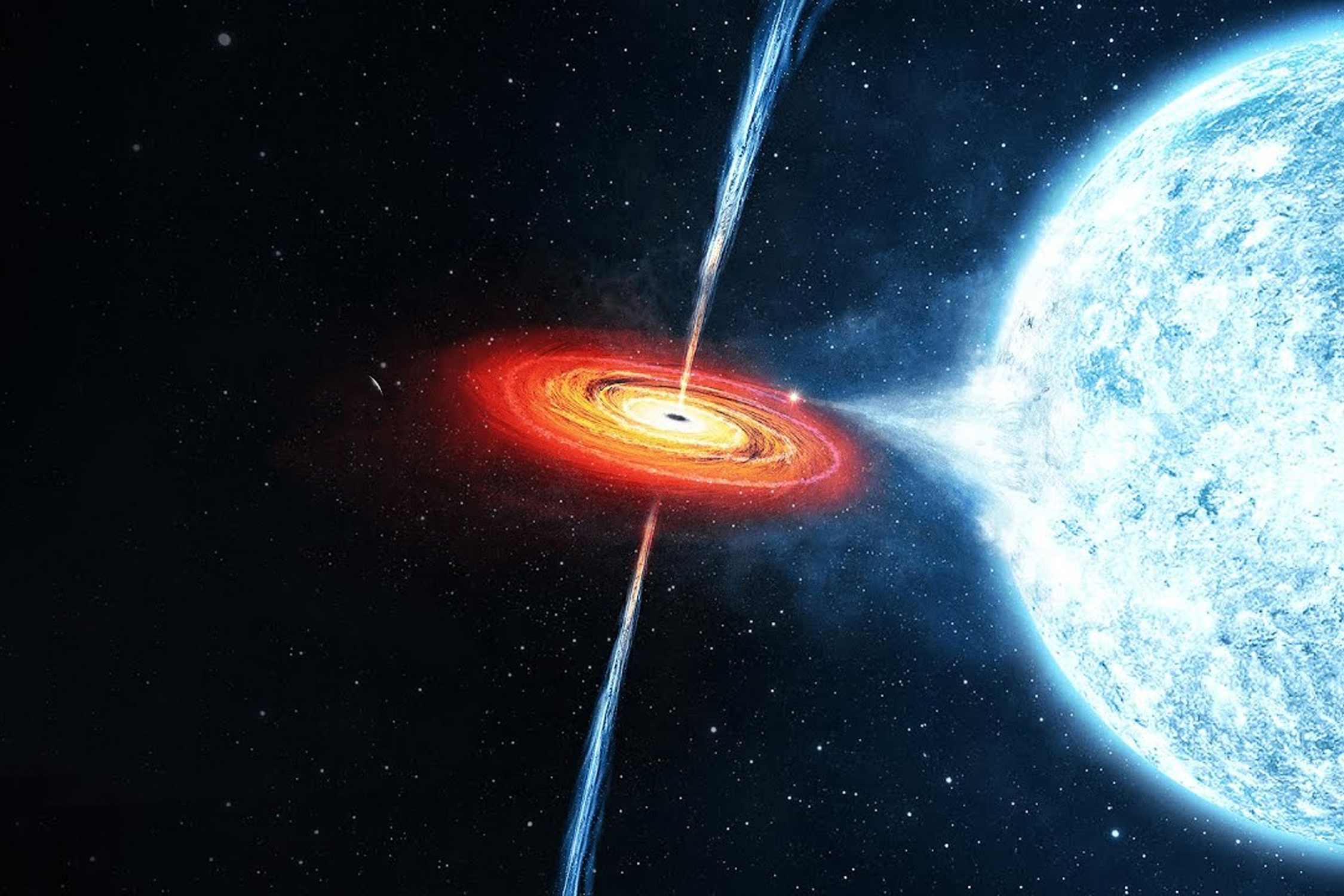 Dieu gi xay ra neu ho den va cham sao tu? hinh anh