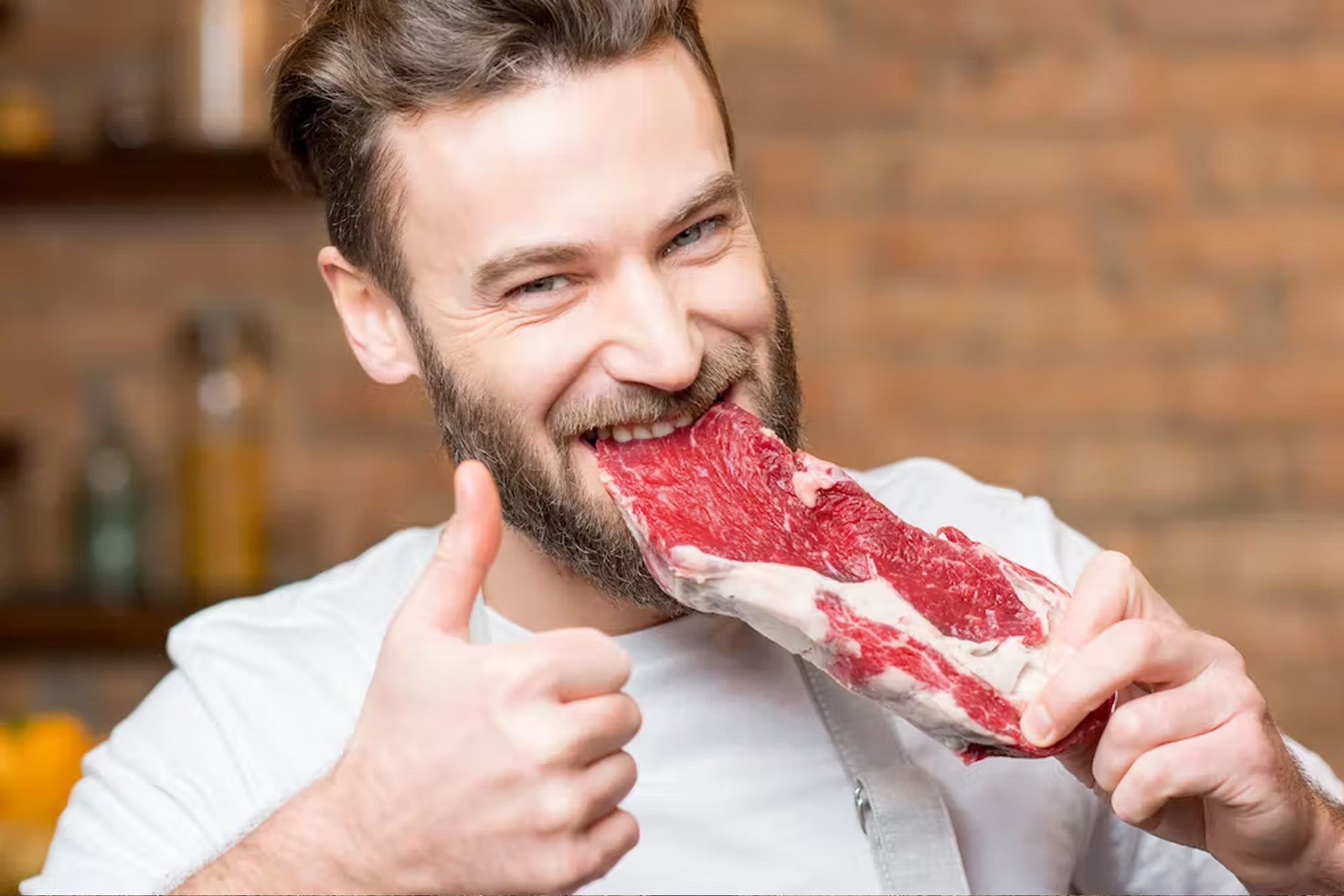 Chuyen gi xay ra neu ban chi an thit song? hinh anh