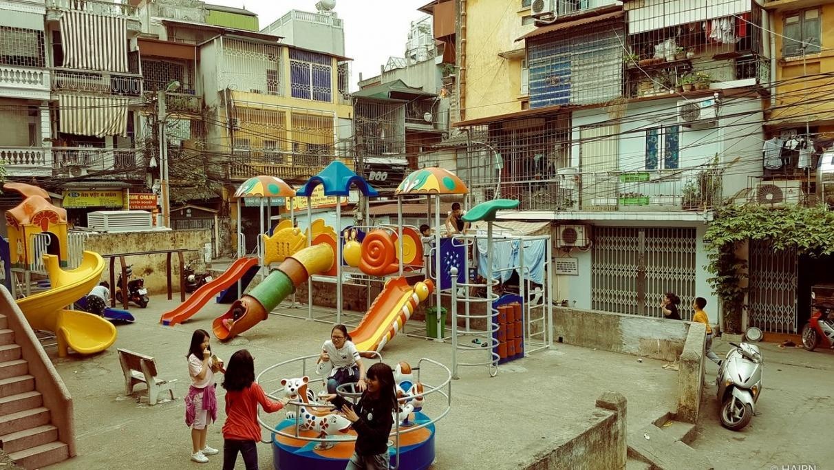 Tet thieu nhi o co quan me hinh anh