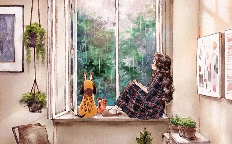 Nhat ky 'cach ly' cua mot be gai hinh anh