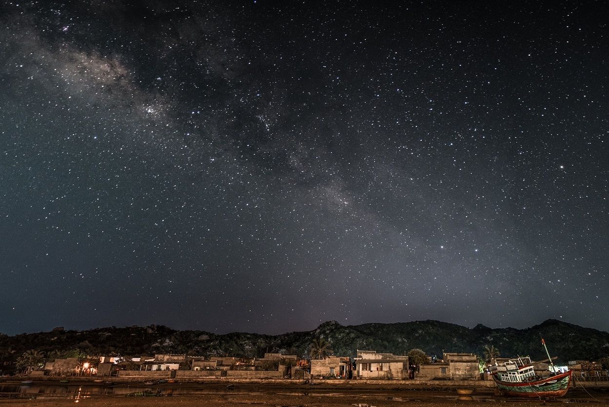 Dieu ky dieu cua bau troi dem hinh anh