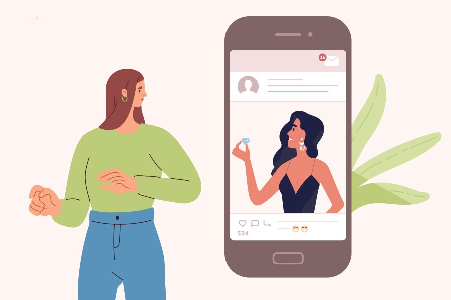 Khong ngung so sanh ban than voi nguoi khac tren mang xa hoi hinh anh