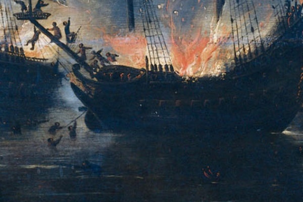 Giac mo tan vo tren boong tau hinh anh