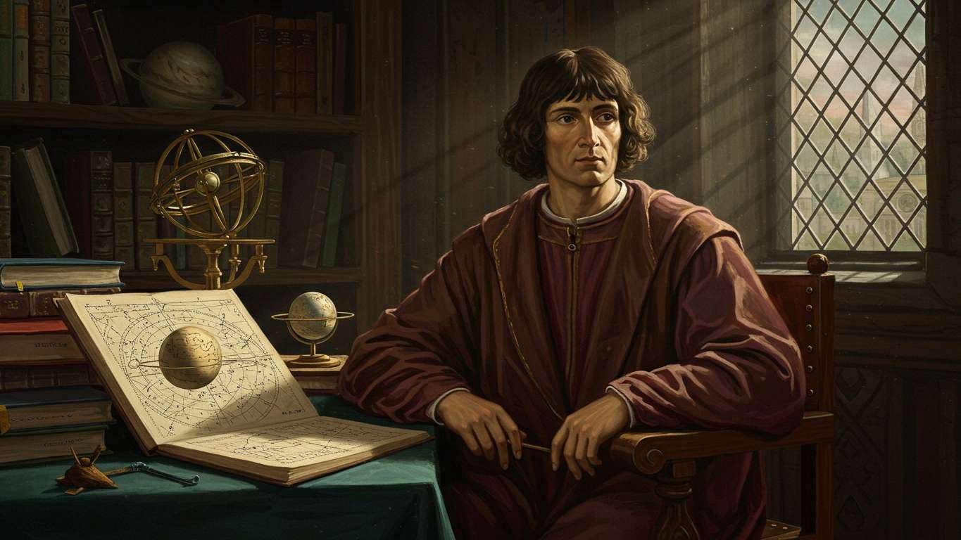 Nicolaus Copernicus va cuoc cach mang tren bau troi hinh anh