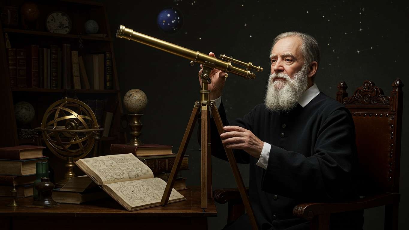 Galileo phan bac Aristotle de khai mo vu tru hinh anh