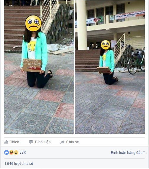 nữ sinh quỳ gối xin lỗi người yêu ảnh 1 nu sinh quy goi xin loi nguoi yeu anh 1