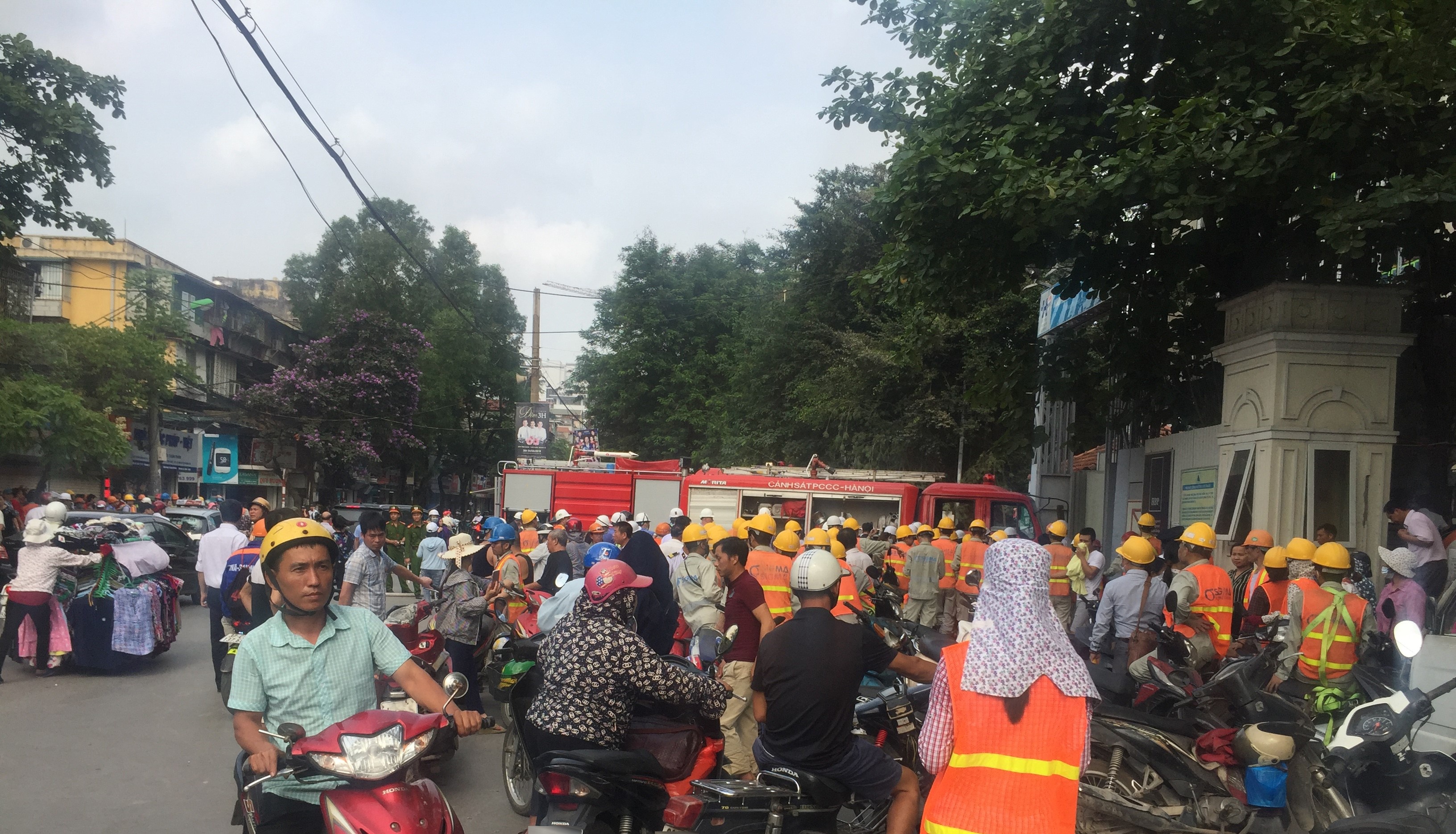 Chay lon benh vien Viet Phap anh 1