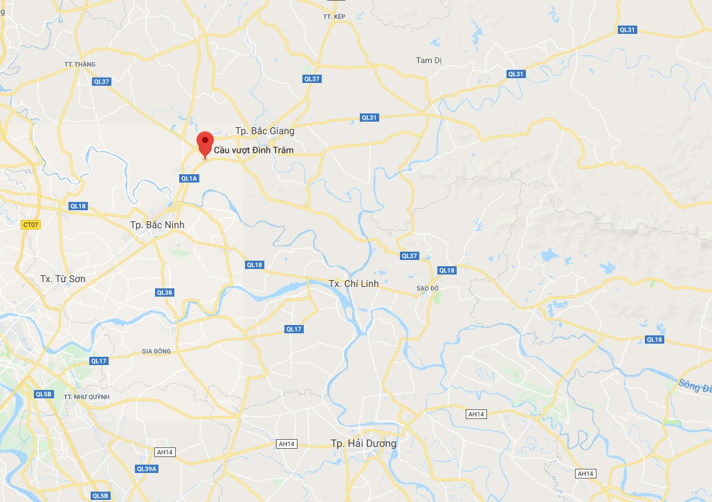 Tai nạn cầu vượt Đình Trám ảnh 4 Tai nan cau vuot Dinh Tram anh 4