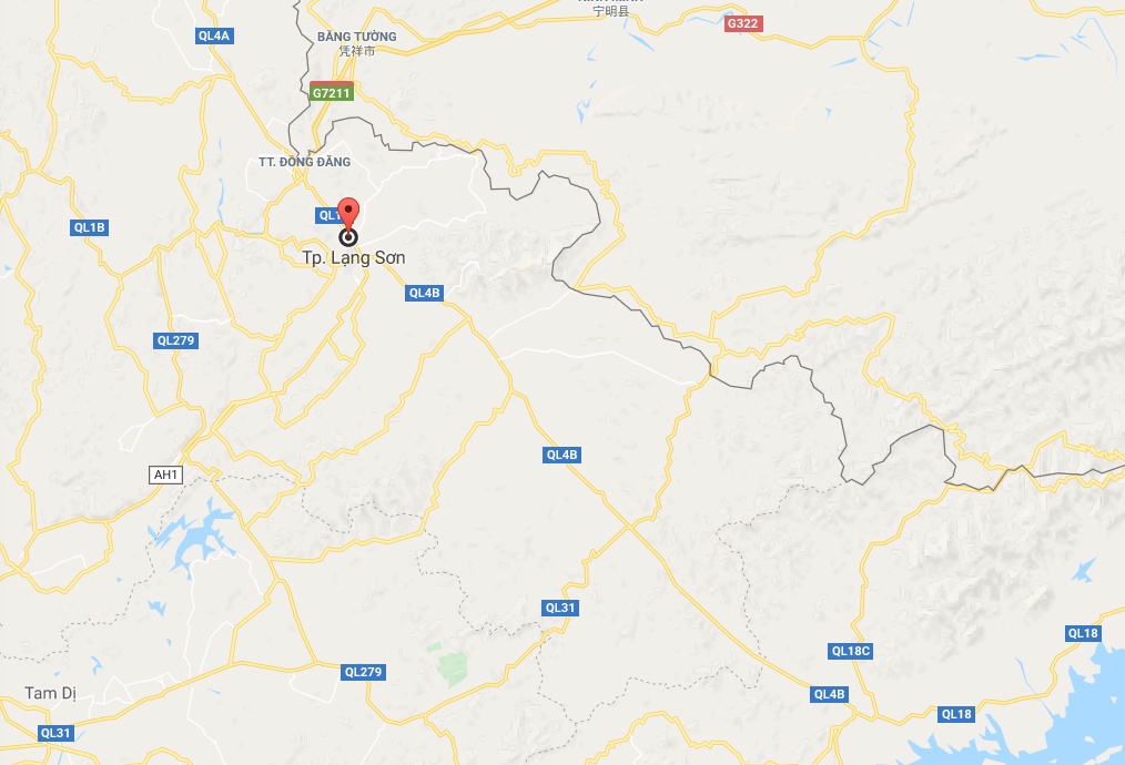 Cháy xe container Lạng Sơn ảnh 2 Chay xe container Lang Son anh 2