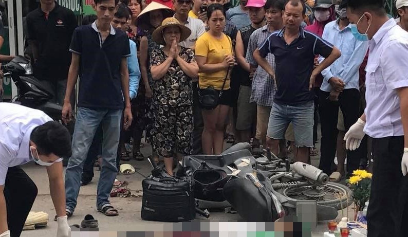 Nam tai xe GrabBike bi xe dau keo can tu vong khi nga ra duong hinh anh