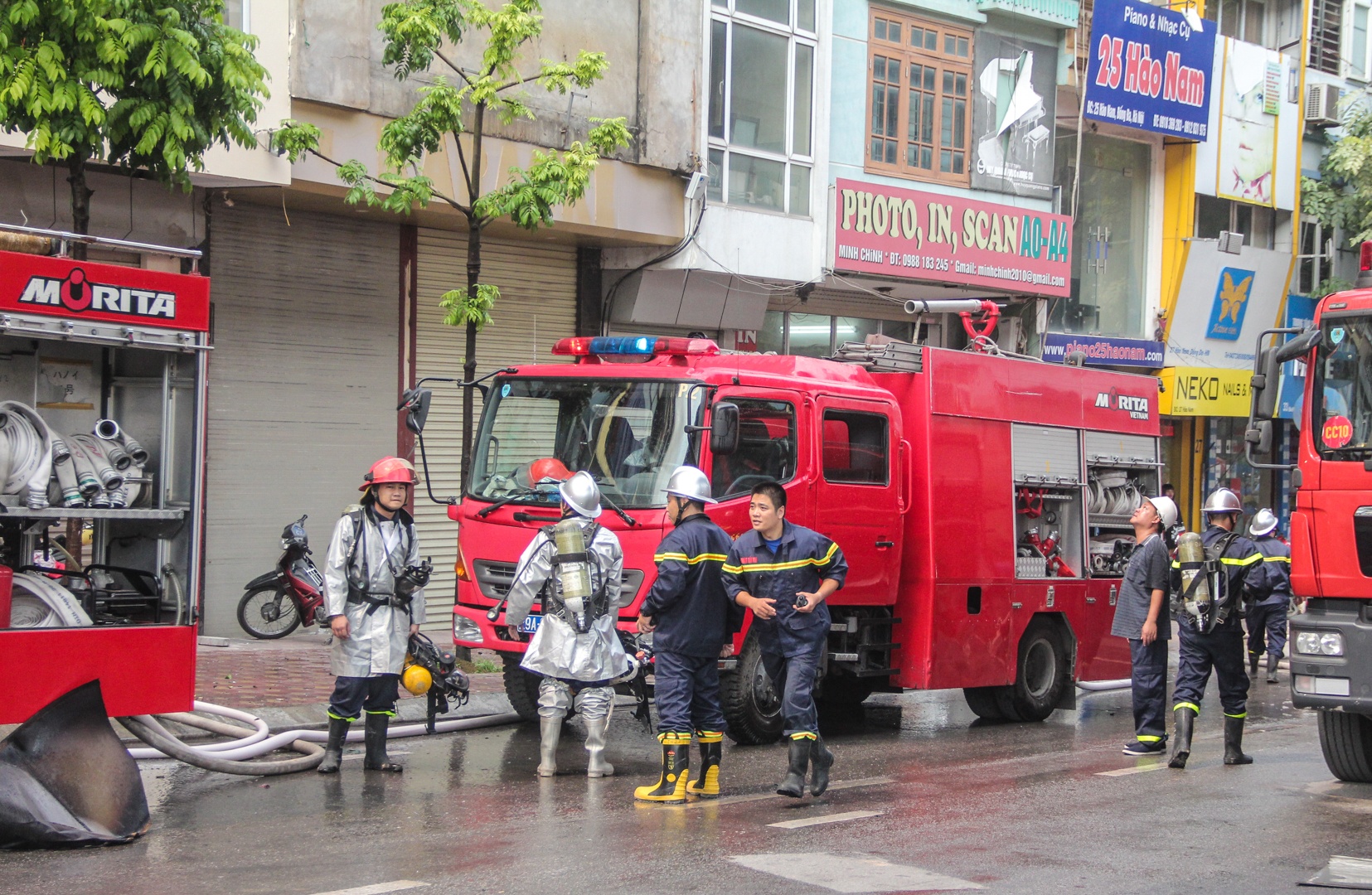 hỏa hoạn phố Hào Nam ảnh 8 hoa hoan pho Hao Nam anh 8