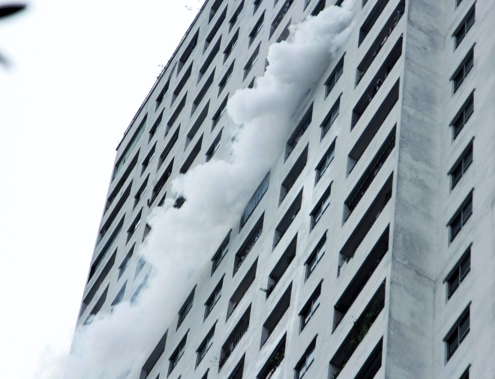 Chay tai tang 31 chung cu HH Linh Dam, 1 nguoi tu vong hinh anh