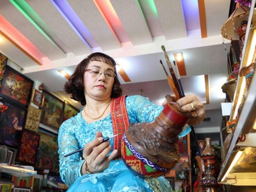 Gieo hon tren gom co hinh anh