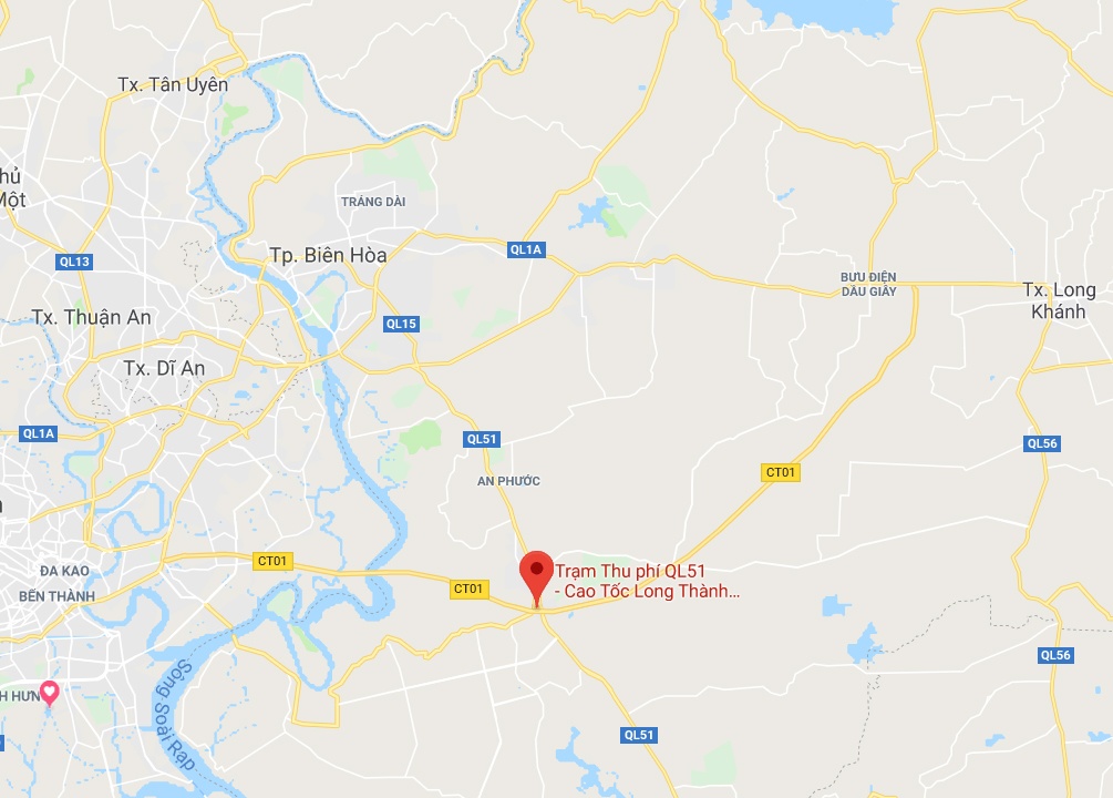 Cuop tram thu phi Long Thanh anh 2