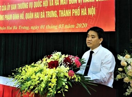 Cong bo va ra mat don vi hanh chinh cap xa thuoc thanh pho Ha Noi hinh anh