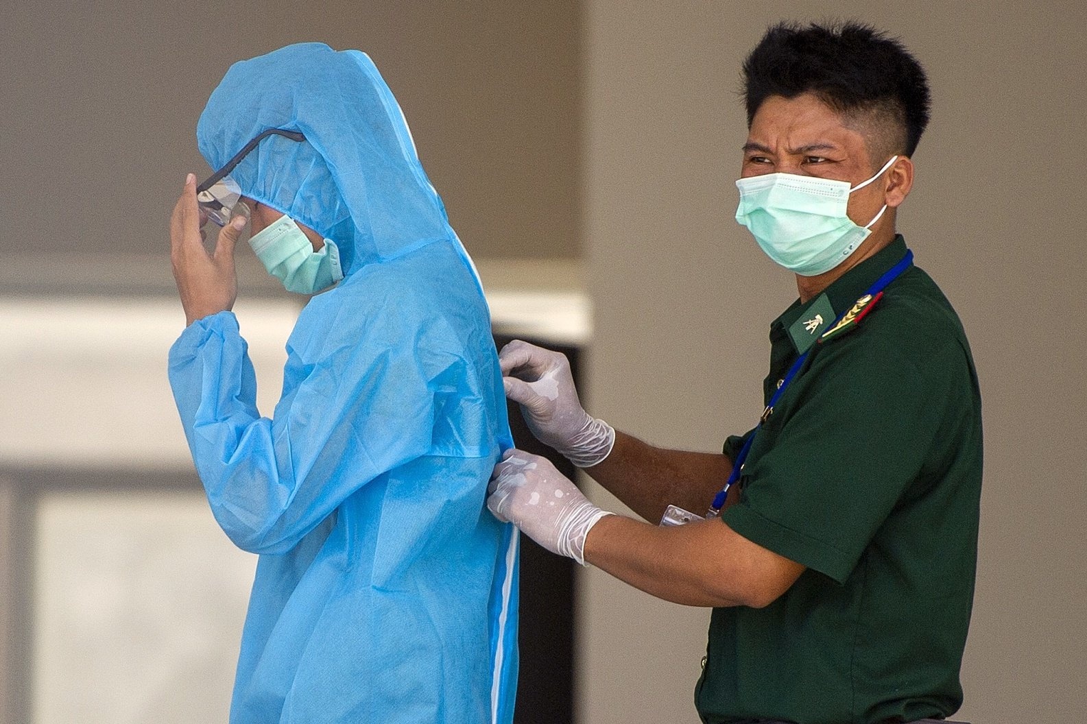 Tho duc dong tai quan 9 mac Covid-19 hinh anh