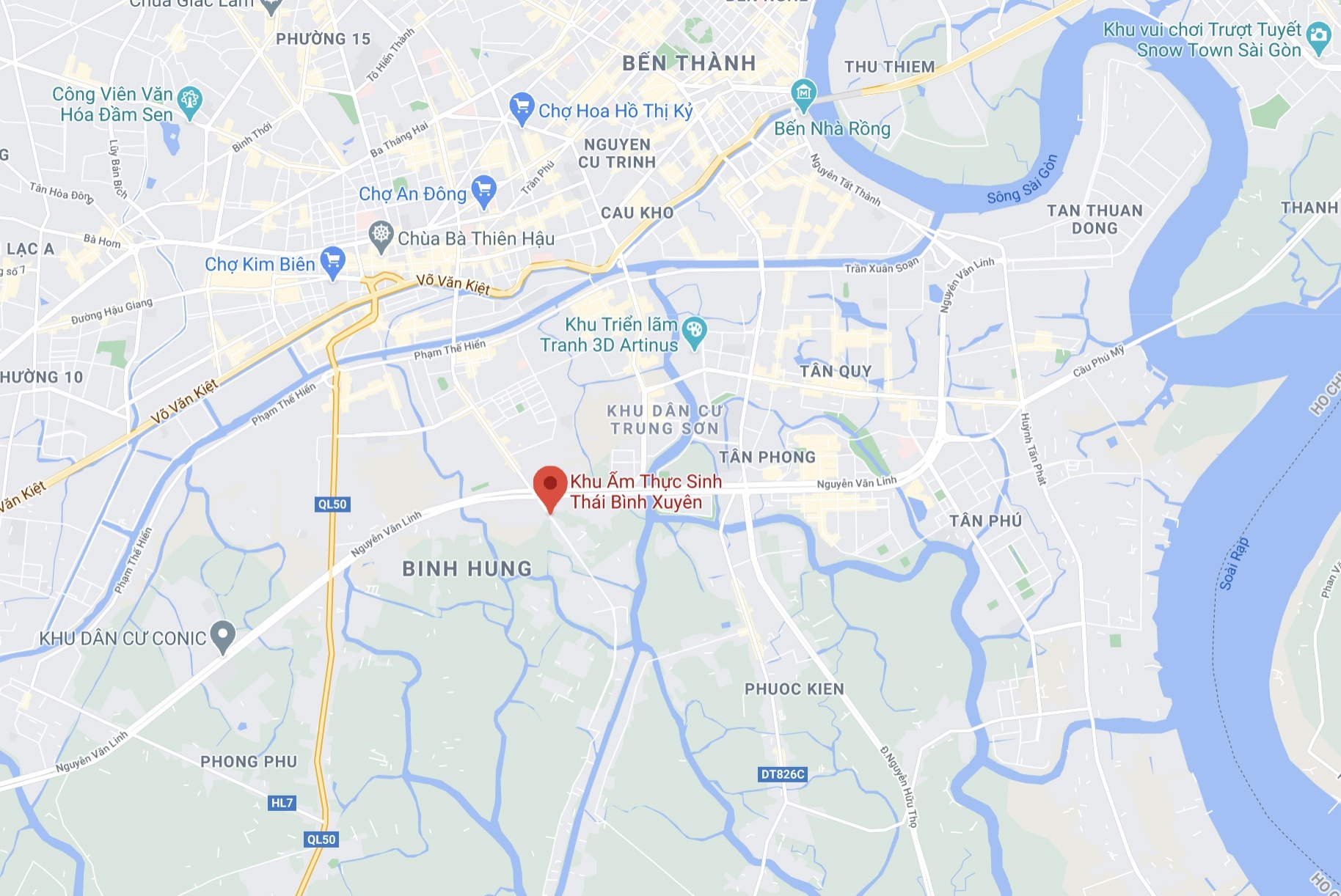 Khu am thuc Binh Xuyen sai pham anh 3