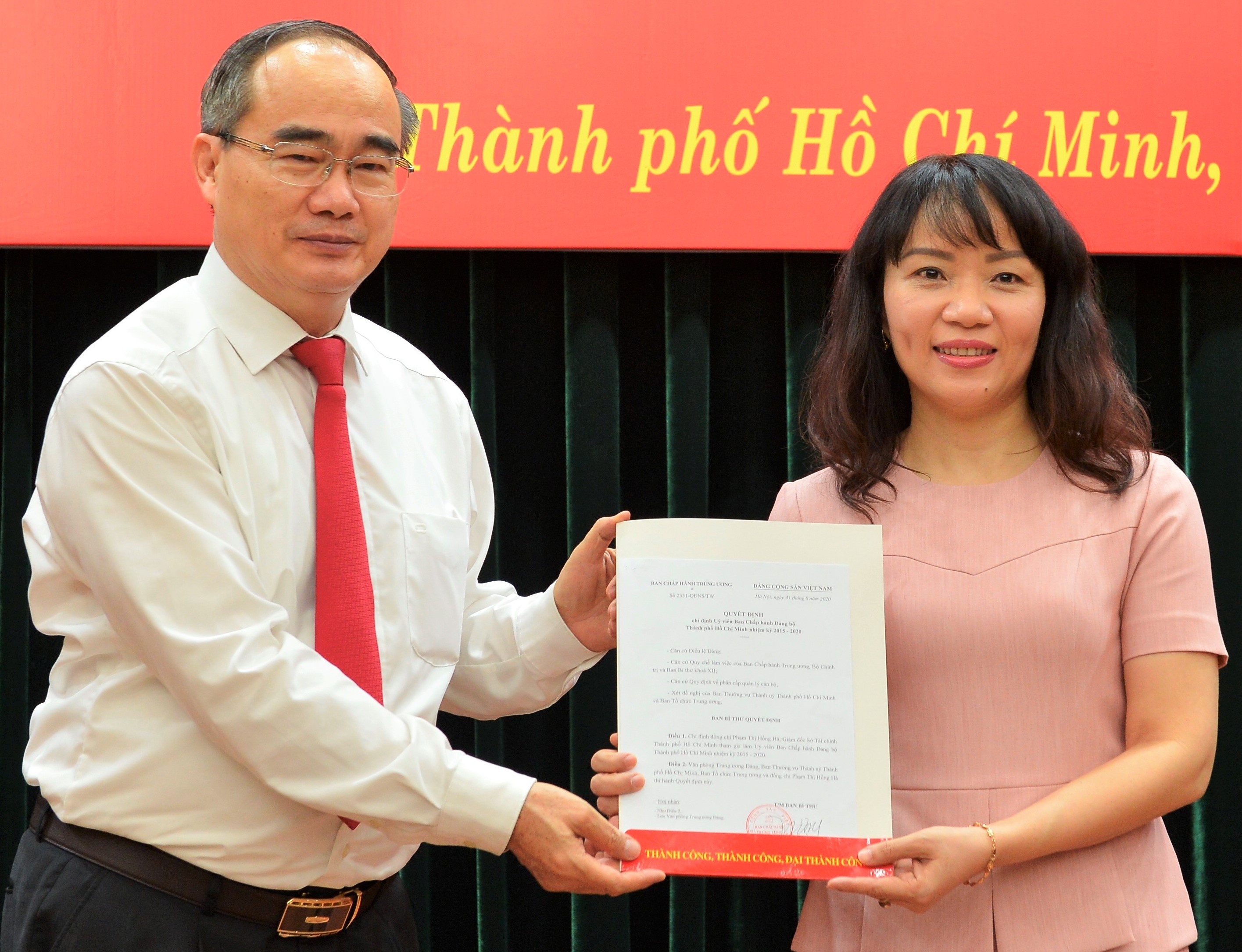 Giam doc So Tai chinh tham gia Ban Chap hanh Dang bo TP.HCM hinh anh