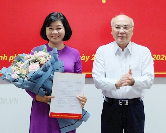 Ba Ly Viet Trung lam Tong bien tap bao Phu nu TP.HCM hinh anh