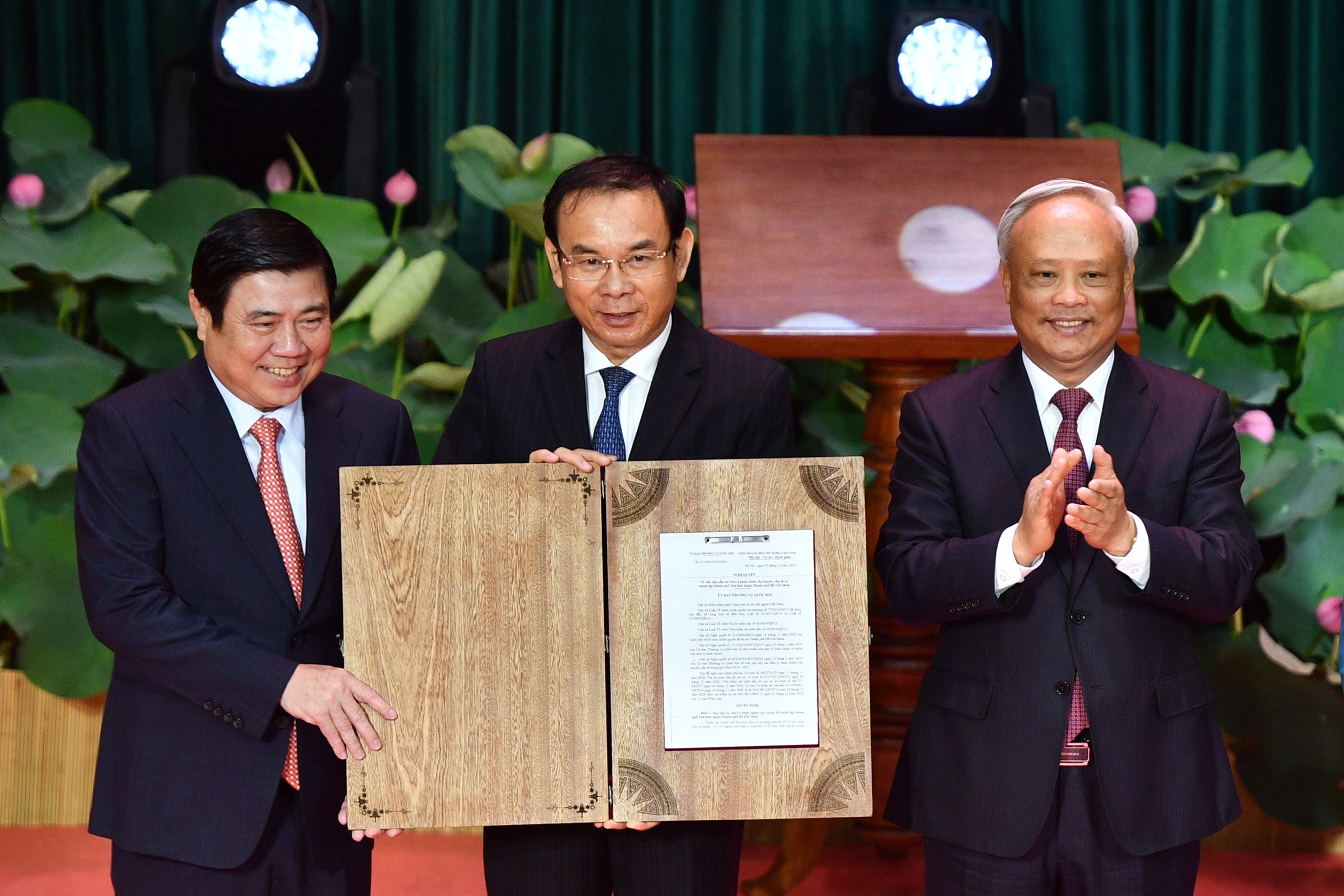 TP.HCM cong bo nghi quyet thanh lap TP Thu Duc hinh anh