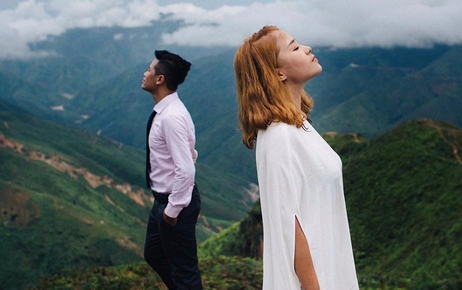 Anh cuoi phuot giua lung chung nui o Son La hinh anh